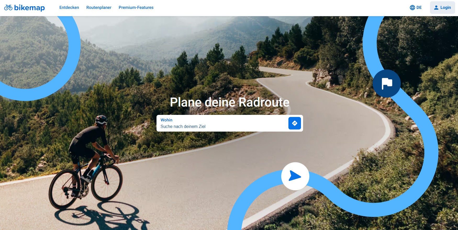 Fahrrad auf Straße